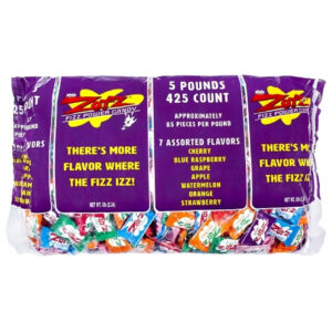 Zotz Fizz Power Assorted Candy, 5 Pound, 3 Per Case
