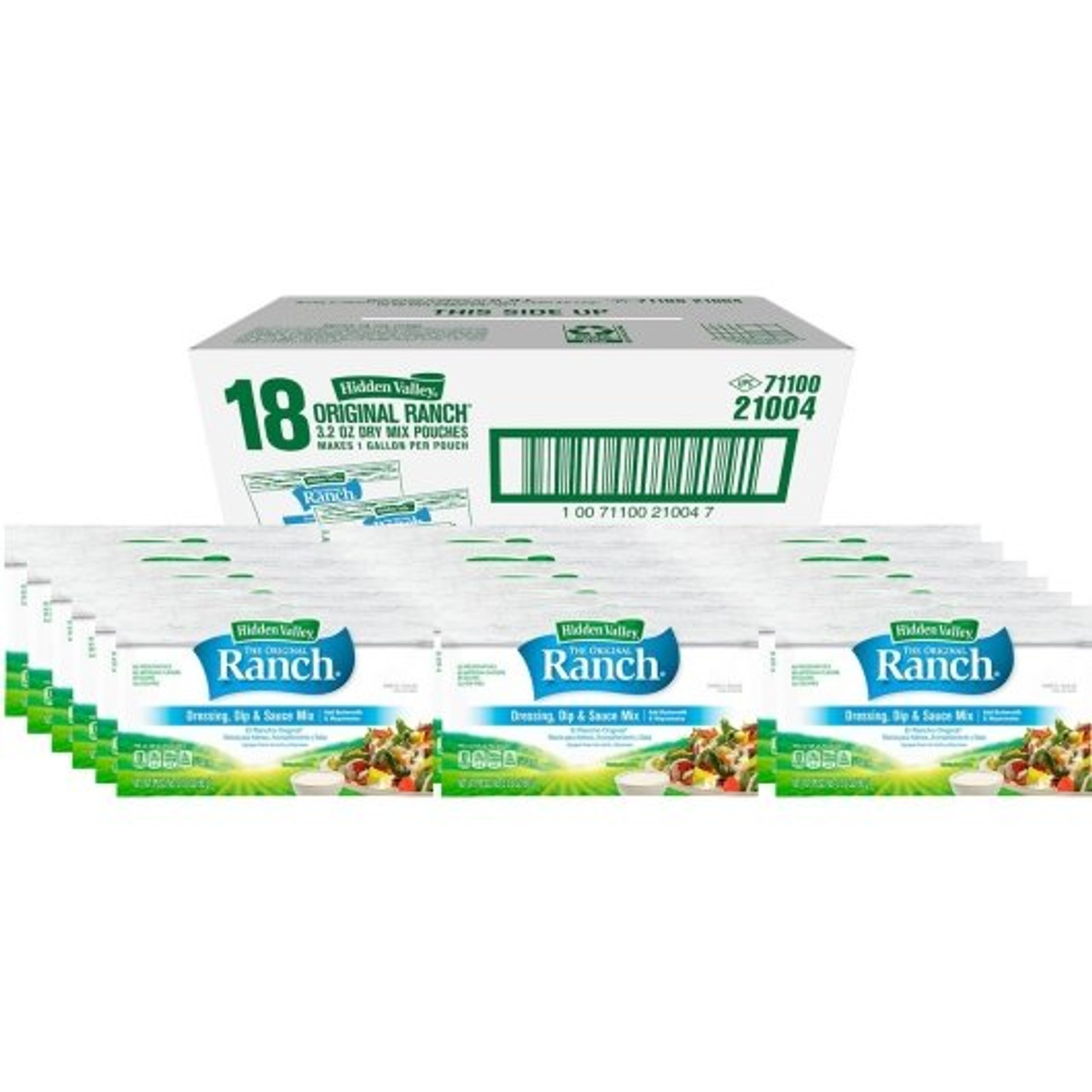 Hidden Valley Gluten Free Original Dry Mix Salad Dressing Mix, 3.2 Ounce, 18 Per Case