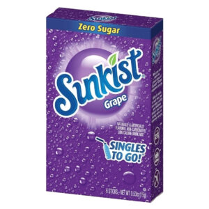 Sunkist Grape Drink Mix, 6 Count, 12 Per Case