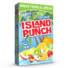 Wylers Light Island Punch Green Tropical Dream Drink Mix Singles To Go, 10 Count, 12 Per Case