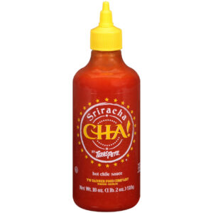 Texas Pete Cha Sriracha Hot Chile Sauce Hot Sauce Bottle, 18 Ounce, 12 Per Case