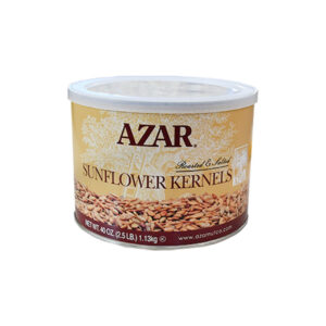 Azar Roasted Salted Sunflower Kernel, 2.5 Pounds, 6 Per Case