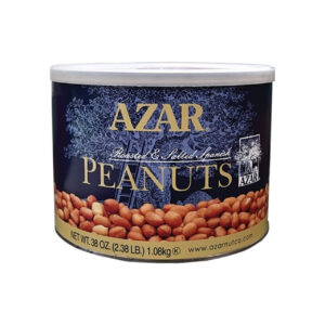 Azar Roasted Salted Redskin Spanish Peanut, 2.38 Pounds, 6 Per Case