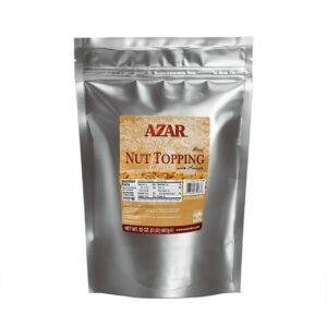 Azar Oil Roasted Unsalted Mixed Nut With Peanut Topping, 2 Pounds, 3 Per Case
