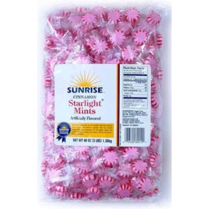 Sunrise Cinnamon Starlight Mints, 3 Pounds, 8 Per Case