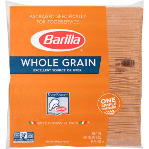 Barilla 100% Whole Grain Spaghetti, Non-GMO, 10 Pounds - 2 Per Case