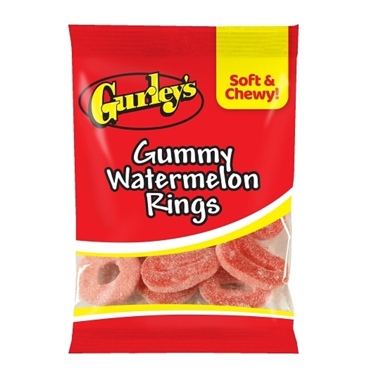 Pal Watermelon Rings Gummy Candy, 5 Each, 12 Per Case