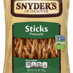 Snyder s Of Hanover Pretzel Sticks, 3.5 Ounces, 8 Per Case