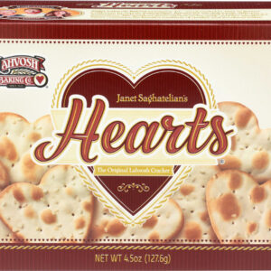 Valley Lahvosh Crackerbread Original Heart Shape, 4.5 Ounces, 12 Per Case