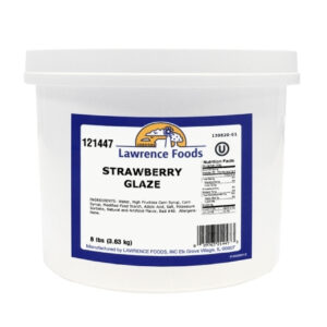 Lawrence Foods Strawberry Glaze, 8 Pounds, 4 Per Case