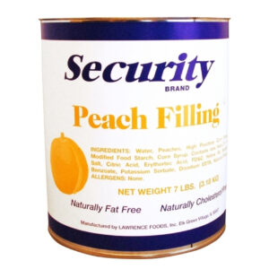 Security Peach Filling, 7 Pound, 6 Per Case