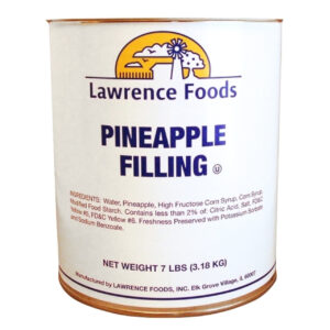 Lawrence Foods Pineapple Filling, 7 Pounds, 6 Per Case
