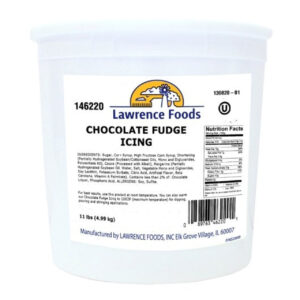 Lawrence Foods Chocolate Fudge Icing, 11 Pounds, 2 Per Case