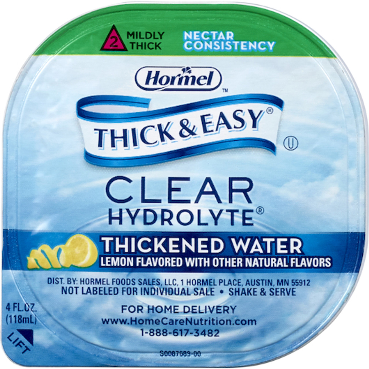 Thick & Easy Clear Hydrolyte Thickened Water, 4 Ounce - 24 Per Case