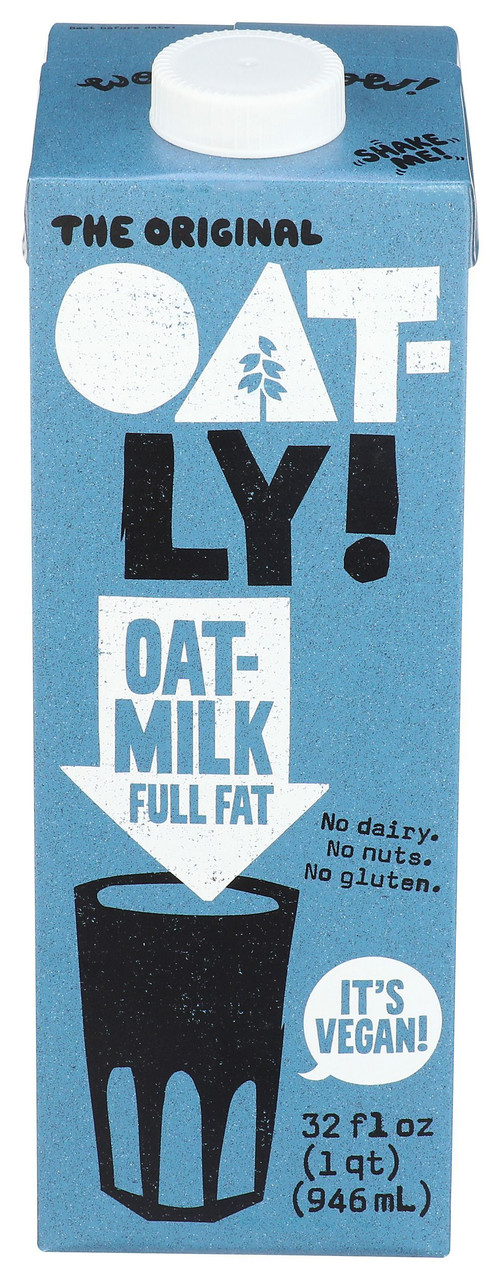 Oatly Full Fat Oatmilk, 32 Fluid Ounce, 12 Per Case