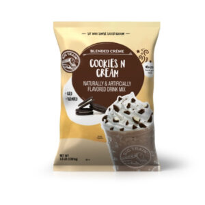 Big Train Cookies N Cream Blended Creme Drink Mix, 3.5 Pound, 5 Per Case