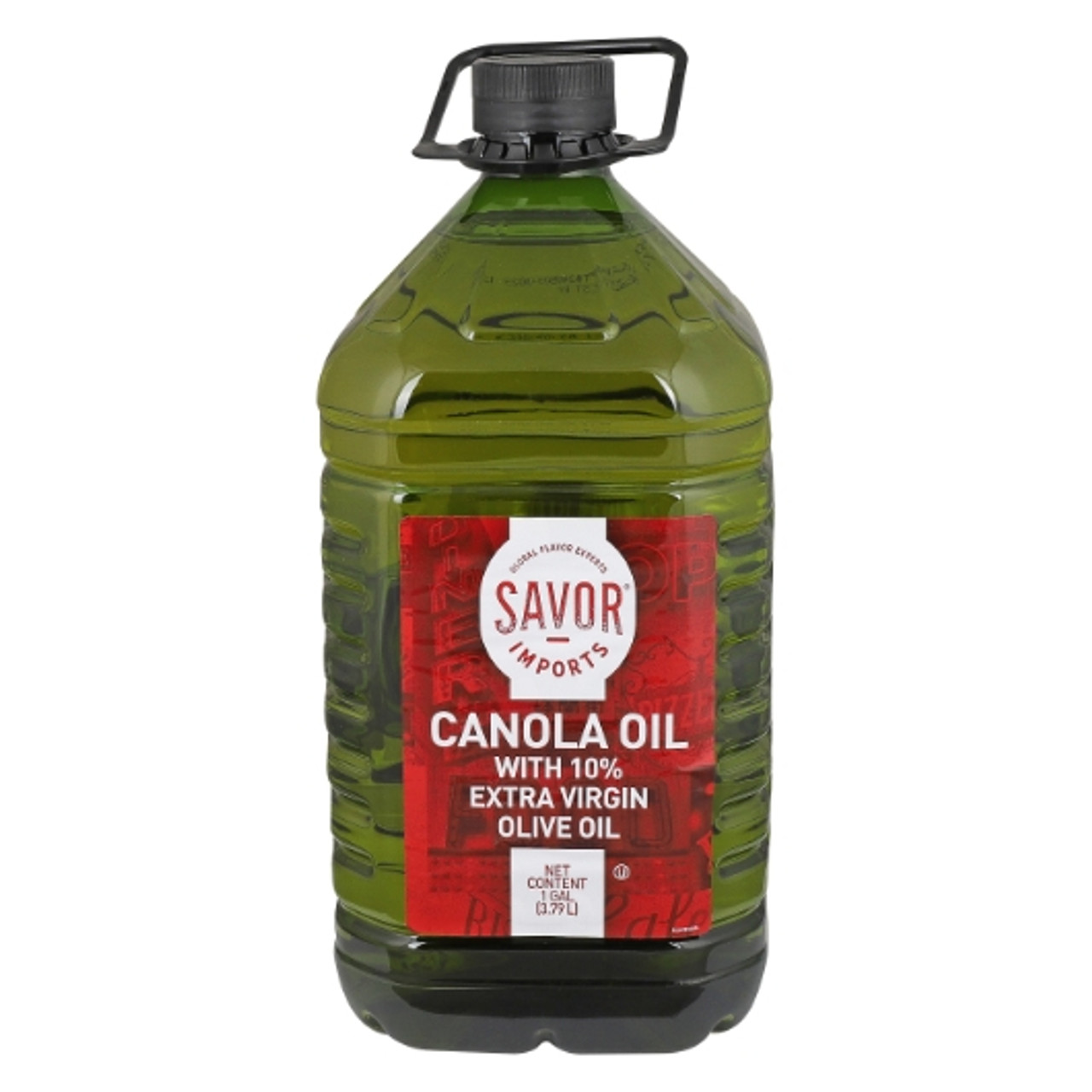 Savor Imports Canola Oil With 10% Extra Virgin Olive Oil, 1 Gallon, 6 Per Case