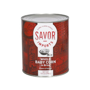 Savor Imports Whole Baby Corn, 6.75 Pound, 6 Per Case