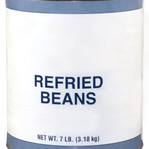 Commodity Refried Beans With Lard, 10 Pounds, 6 Per Case