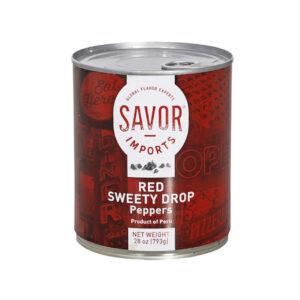 Savor Imports Red Sweety Drop Peruvian Peppers, 28 Ounce, 6 Per Case