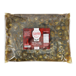 Savor Imports Nacho Sliced Jalapeno Peppers, 6.63 Pound, 6 Per Case