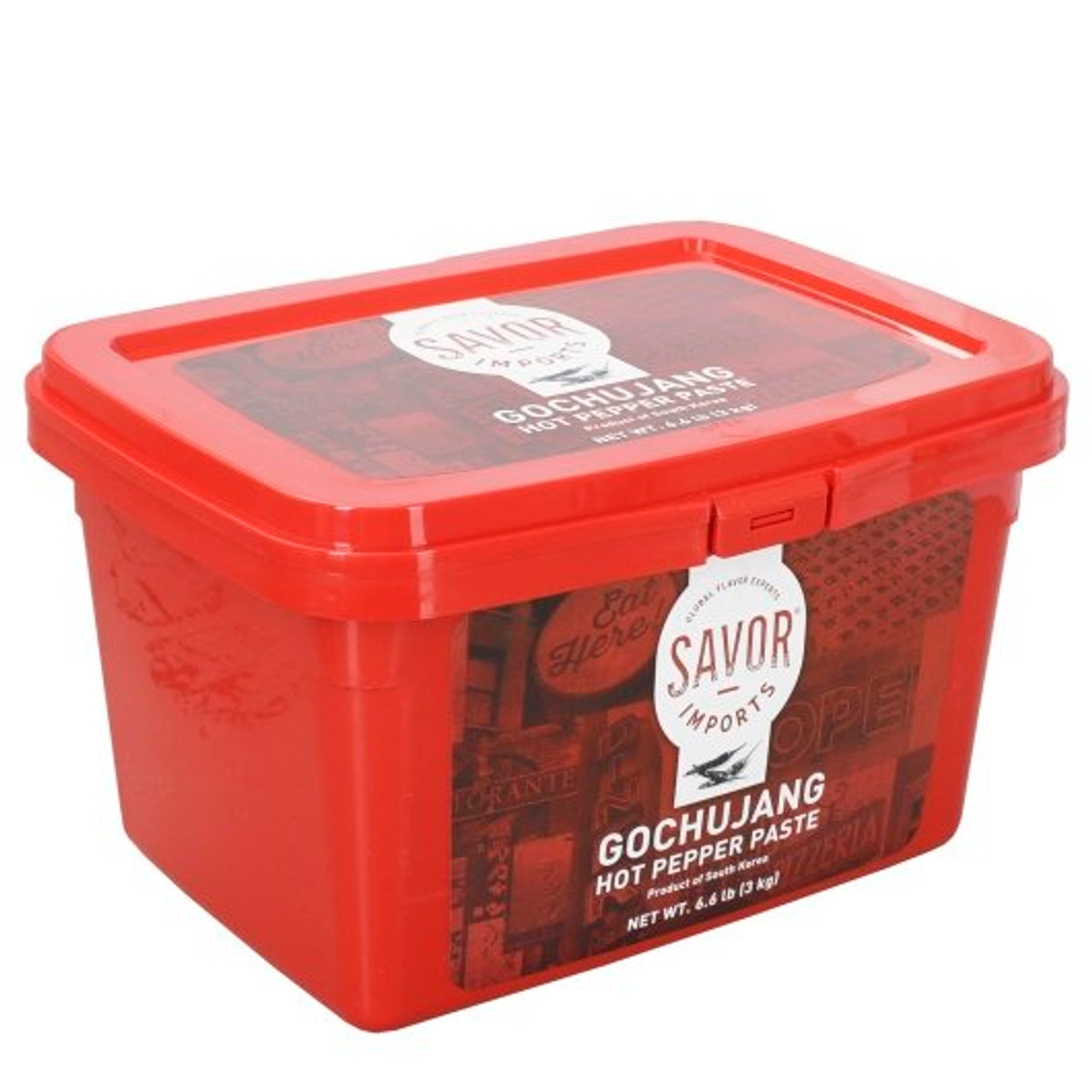 Savor Imports Gochujang Hot Pepper Paste, 3 Kg (Pack of 4)