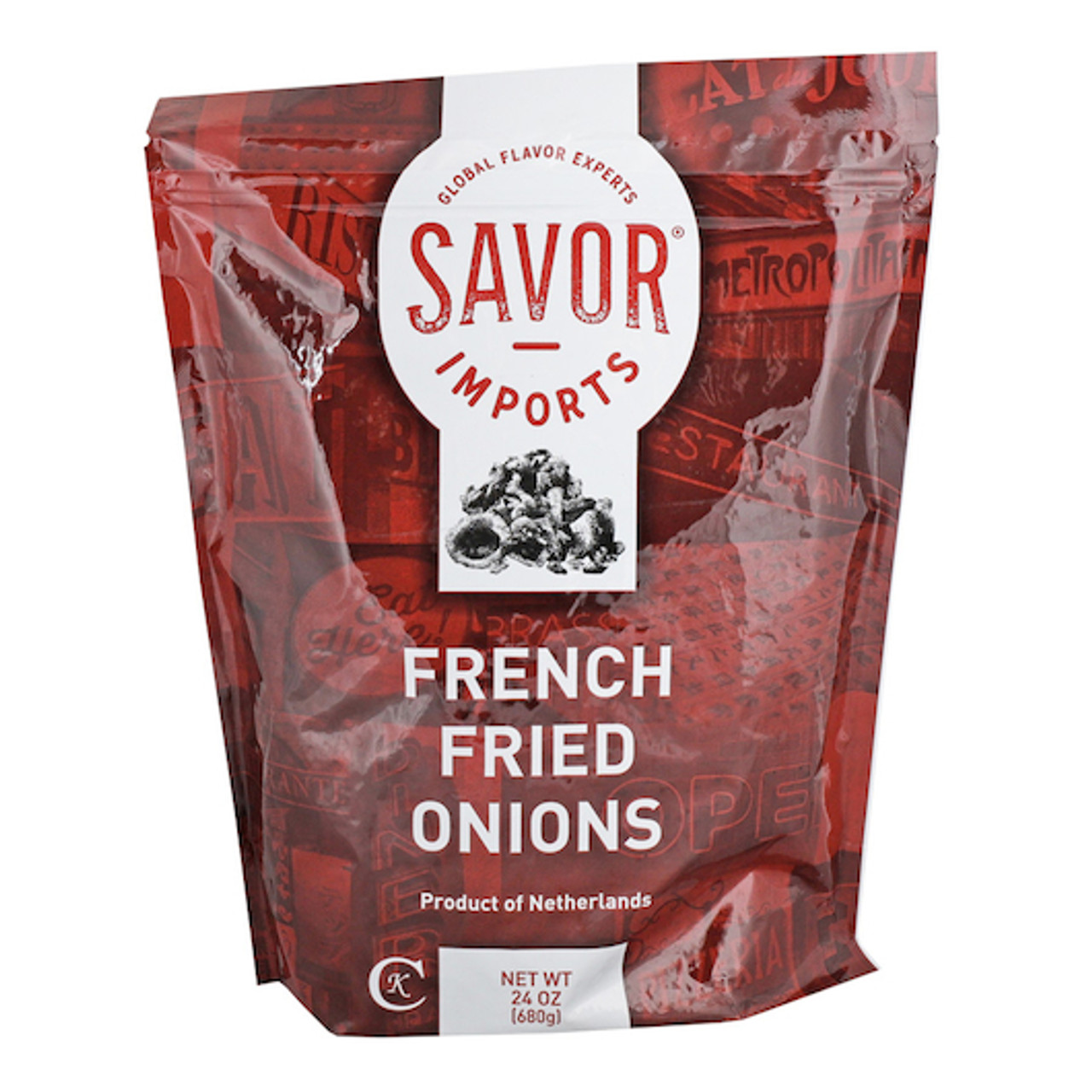 Savor Imports French Fried Onions, 24 Ounce, 6 Per Case