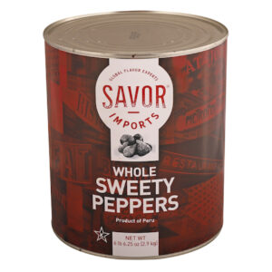 Savor Imports Whole Sweety Peppers, 105 Ounce, 2 Per Case