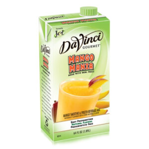Davinci Gourmet Mango Mania Smoothie Mix, 64 Fluid Ounce, 6 Per Case
