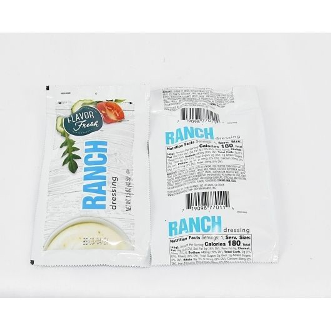 Flavor Fresh Ranch Dressing Pouch, 1.5 Ounce, 60 Per Case