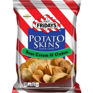 Tgi Fridays Sour Cream & Onion Potato Crisps, 3 Ounces, 6 Per Case