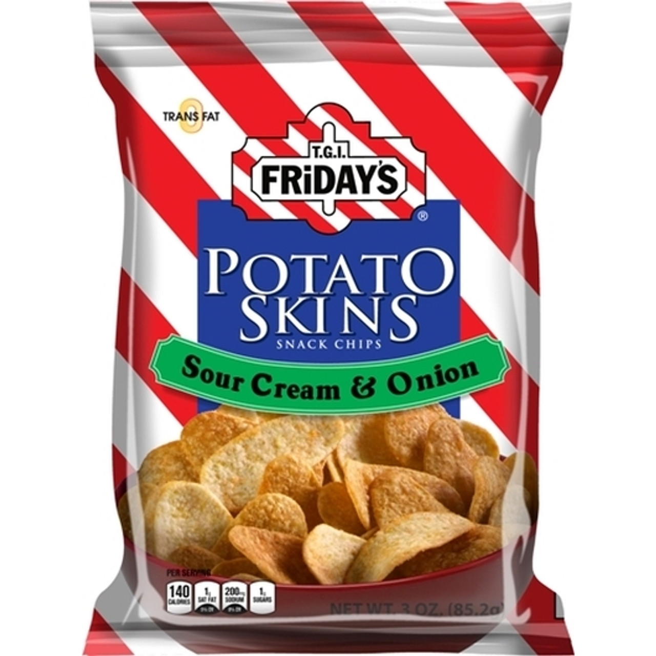 Tgi Fridays Sour Cream & Onion Potato Crisps, 3 Ounces, 6 Per Case