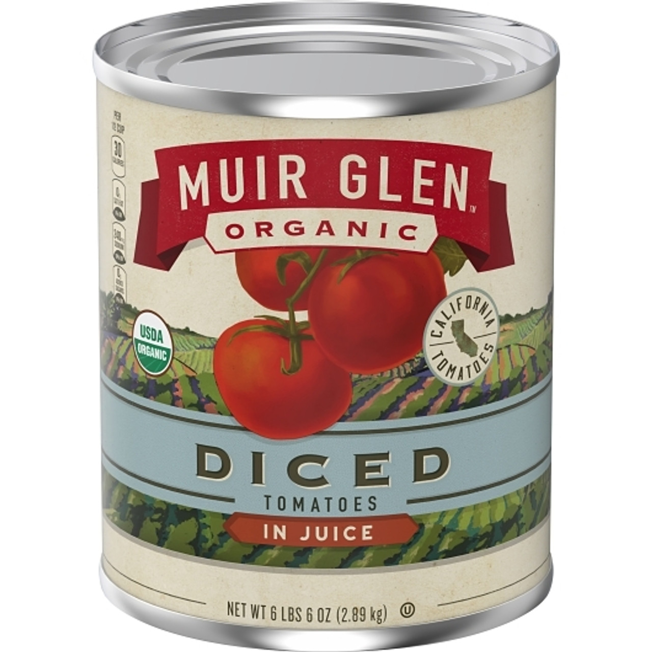 Muir Glen Organic Diced Tomatoes, 102 Ounce, 6 Per Case
