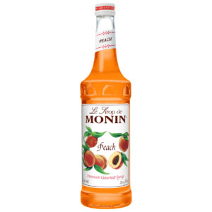 Monin Peach Syrup, 750 Milileter, 12 Per Case