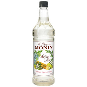 Monin Mojito Mix Syrup Cocktail Mixer, 1 Liter, 4 Per Case