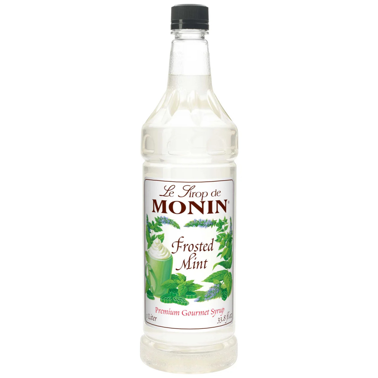 Monin Frosted Mint Syrup, 1 Liter, 4 Per Case