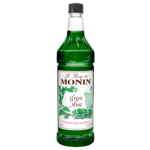 Monin Green Mint Syrup, 1 Liter, 4 Per Case