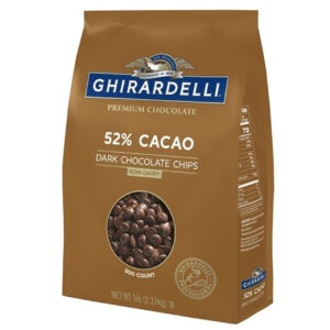 Ghirardelli Non Dairy Dark Chocolate Chips, 80 Ounces, 2 Per Case