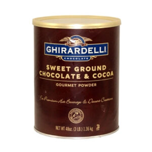Ghirardelli Sweet Ground Chocolate and Cocoa Powder, 3 Pounds, 6 Per Case