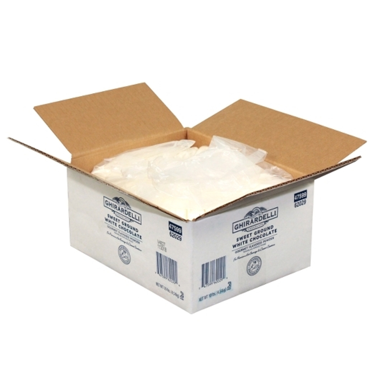 Ghirardelli Sweet Ground White Chocolate Flavor Powder, 10 Pounds