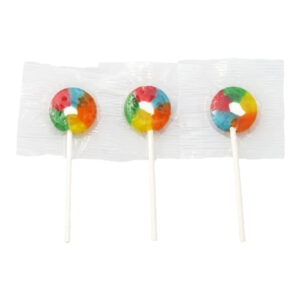 Clown Global Brands Rainbow Lollipops, 1170 Count Bag
