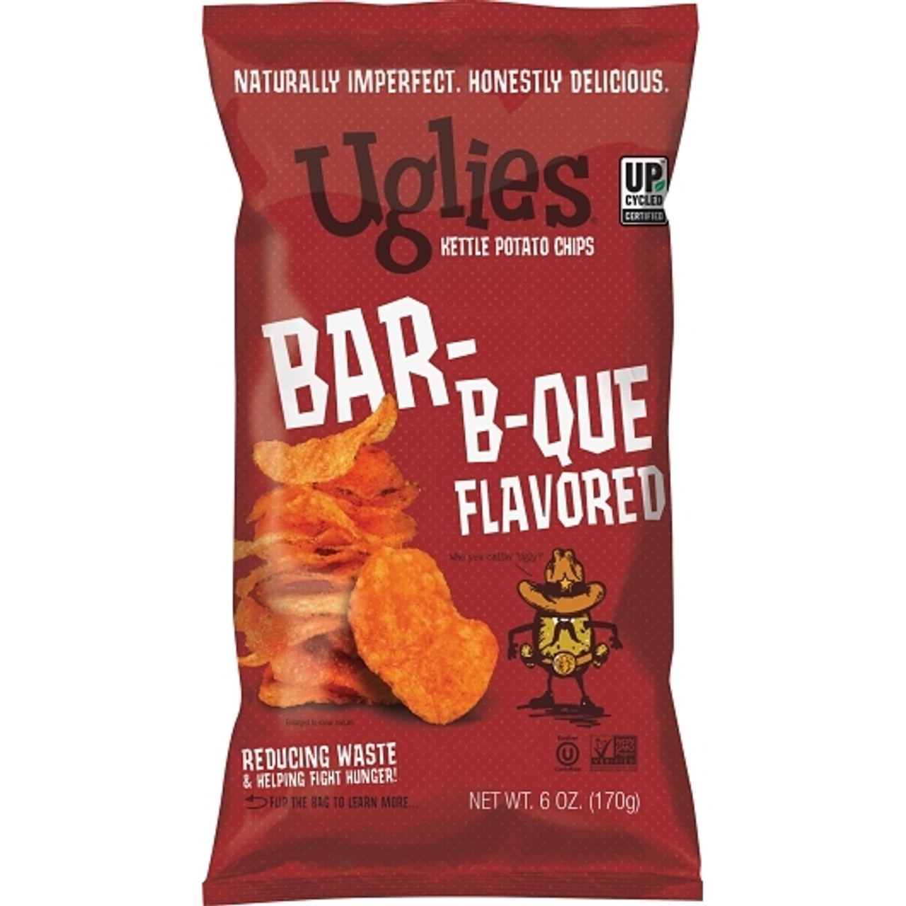 Uglies Bar-B-Que Kettle Chips Case, 6 Ounce, 12 Per Case