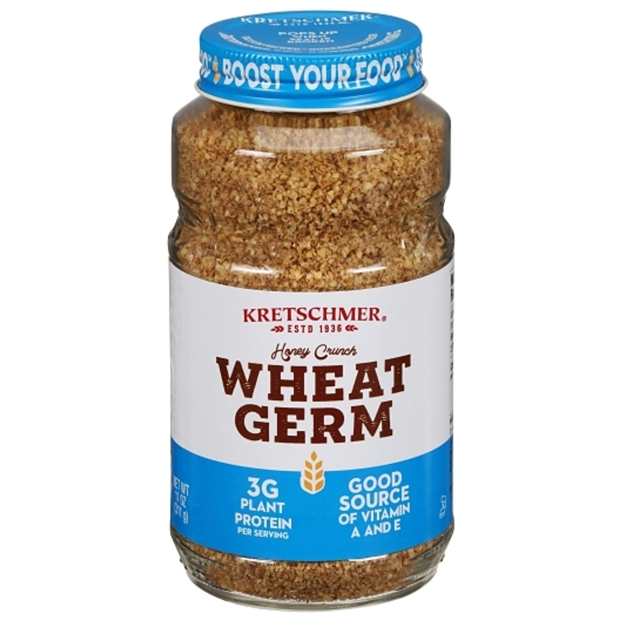 Kretschmer Honey Crunch Wheat Germ, 11 Ounce, 12 Per Case