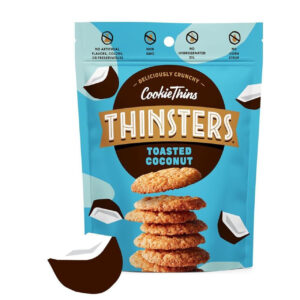 Thinsters Toasted Coconut Cookie Thins, 4 Ounce, 12 Per Case