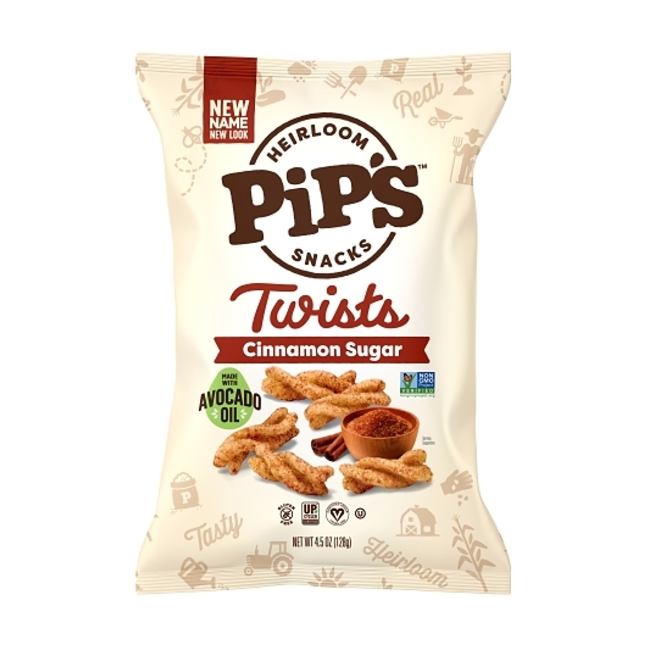 Pipsnacks Llc Cinnamon Sugar Twists, 4.5 Ounce, 12 Per Case