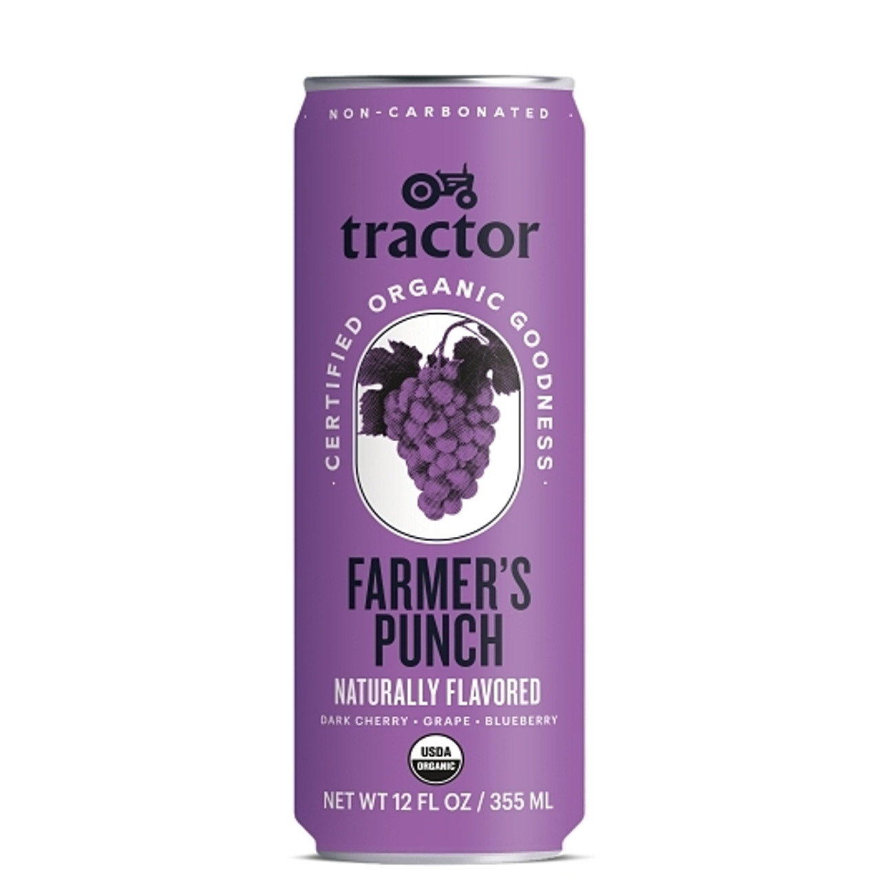 Tractor Beverage Co Organic Farmers Punch, 12 Fluid Ounce, 12 Per Case
