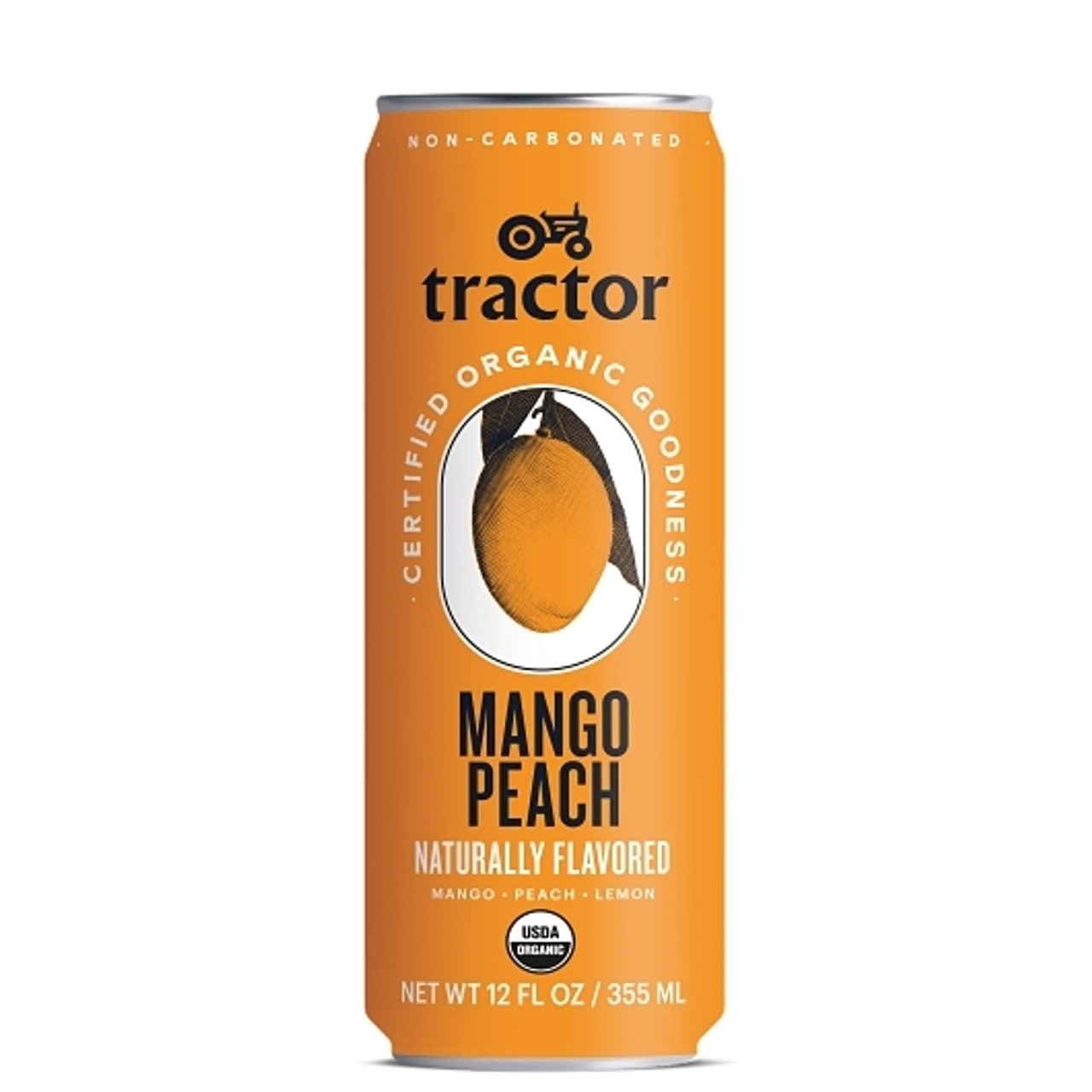 Tractor Beverage Co Peach Mango Juice, 12 Fluid Once, 12 Per Case