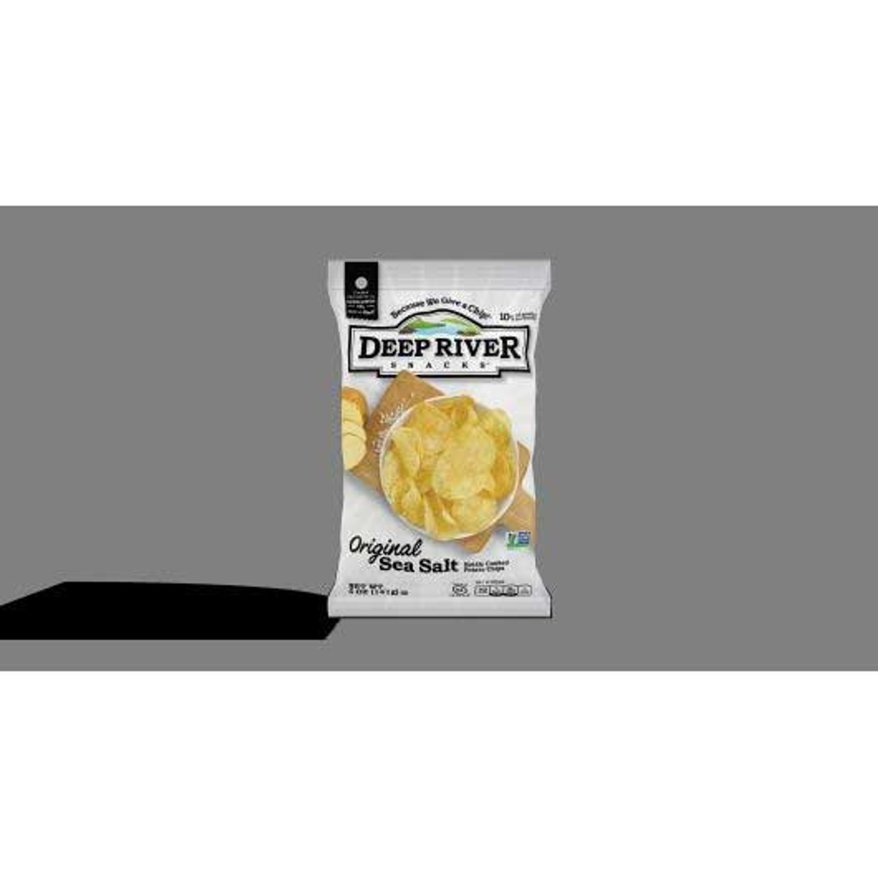 Deep River Snacks Original Sea Salt Kettle Potato Chips, 5 Ounce, 12 Per Case