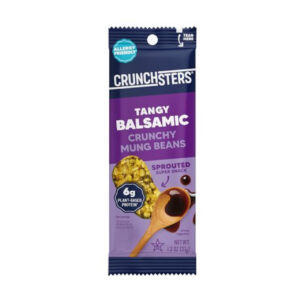 Crunchster Protein Snack Smokey Balsalmic Single Serve, 1.3 Ounces, 12 Per Box, 6 Per Case