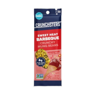 Crunchster Protein Snack Barbecue Single Serve, 1.3 Ounces, 12 Per Box, 6 Per Case